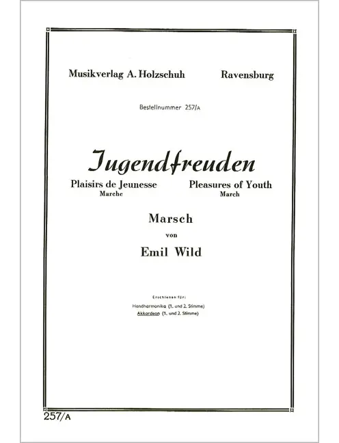 Jugendfreuden